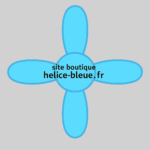 hélice bleue